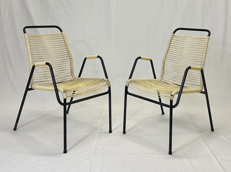 Trädgårdsstolar, paret, "Brio", 1950/60-tal.