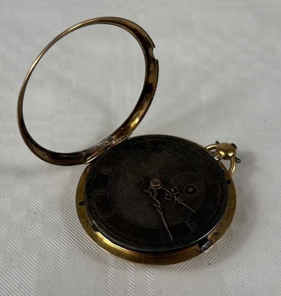 Spindelur, 14K guld, 1700-talet.