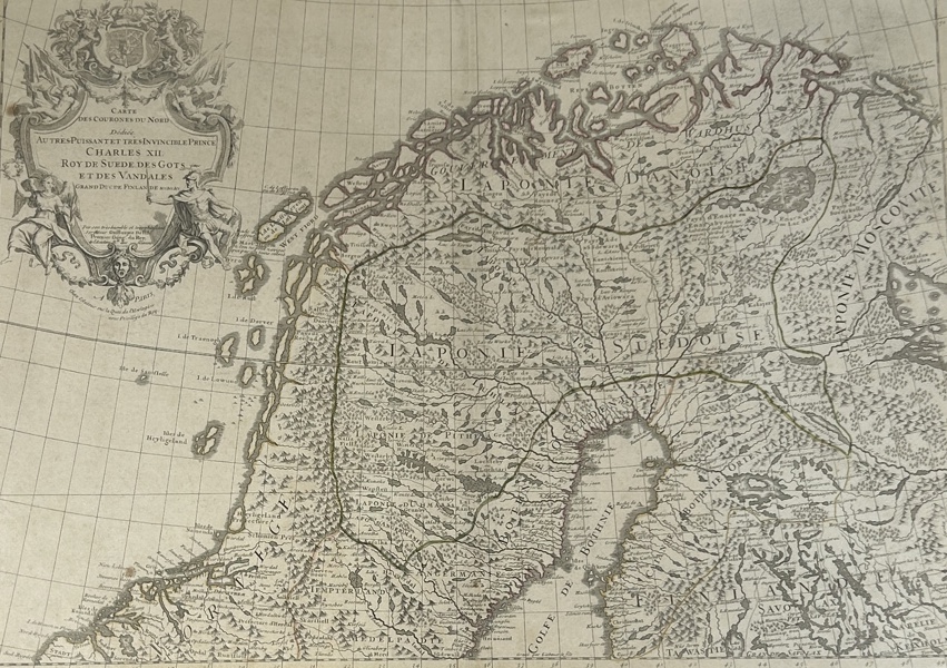 Karta, "Norden", Karl XII