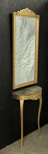Spegel med konsolbord, 1900-tal.