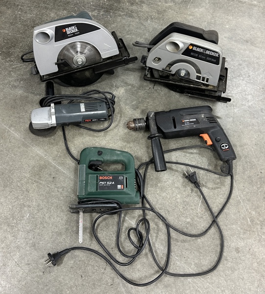 Handmaskiner, 5 st, bla Bosch.