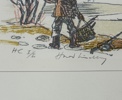 Harald Lindberg. Färglitografi, signerad och numrerad 1/1.