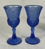 Glas- och kristallföremål, 5 delar, bla Böhmisk kristall, 1900-tal.
