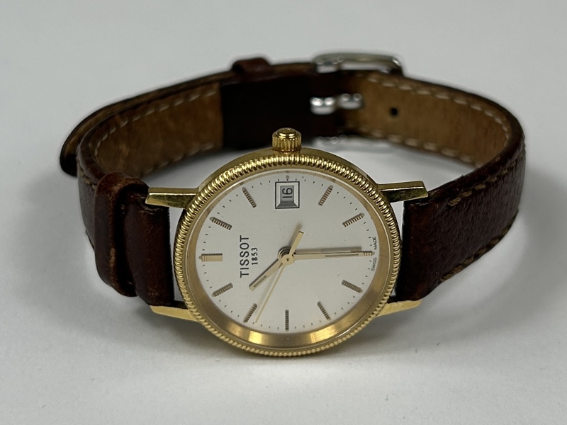 Damarmbandsur, Tissot, 18k guld.