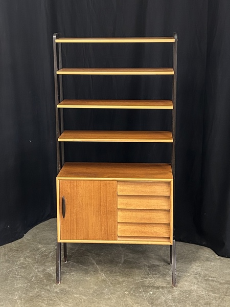 Bokhylla, teak, 1900-talets mitt.