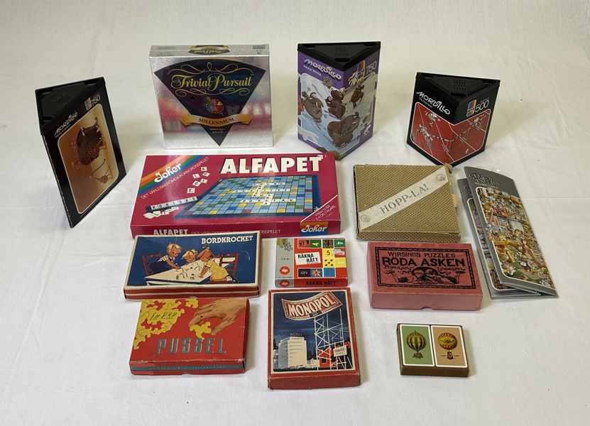 Spel och pussel.