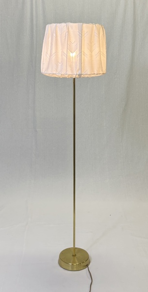 Golvlampa, mässing, 1950-tal.