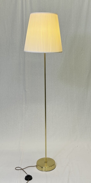 Golvlampa, mässing, 1900-tal.