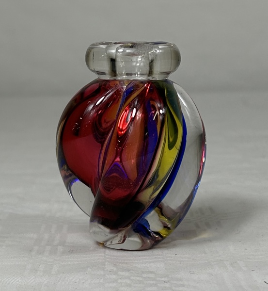 Parfymflakong. "Archimede Seguso" Murano. Signerad.