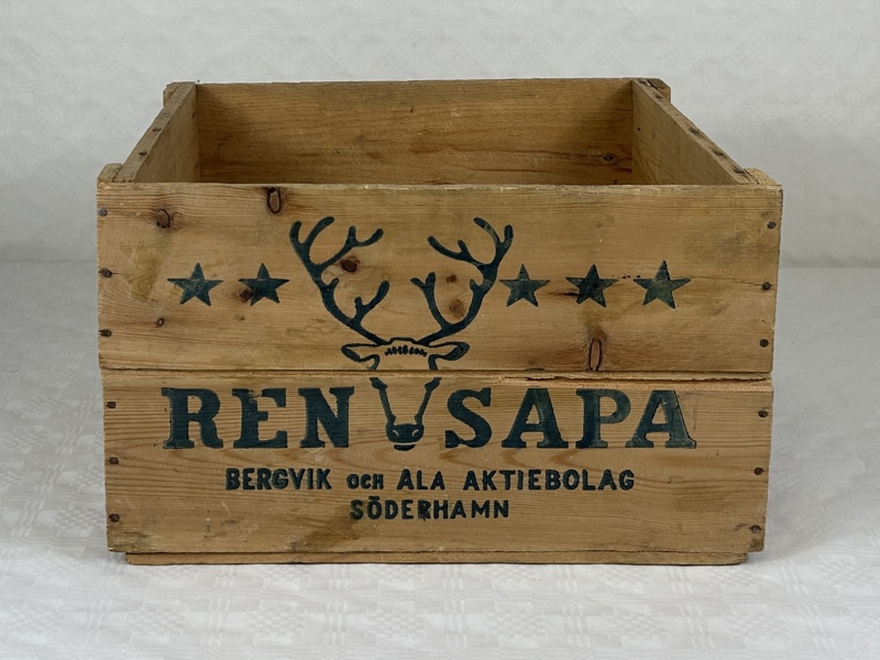 Trälåda, "Ren Såpa", 1900-talets mitt.