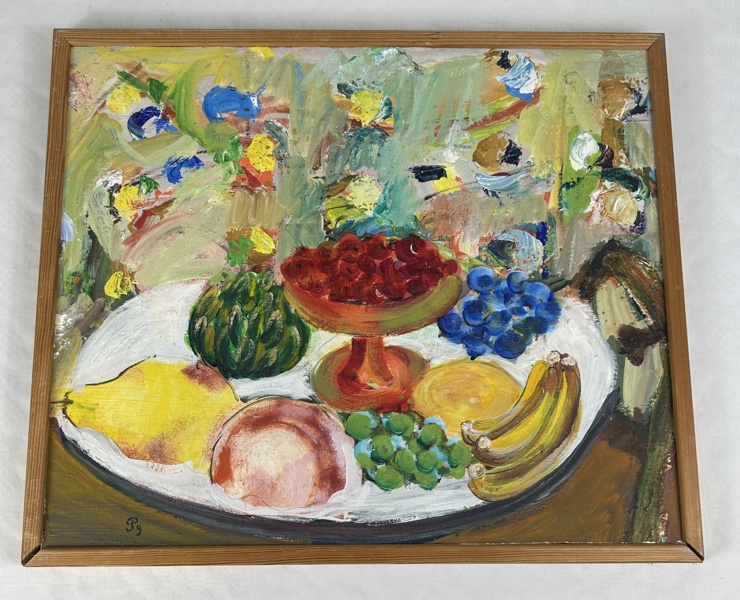 Åke Pernby. Olja på pannå, signerad.