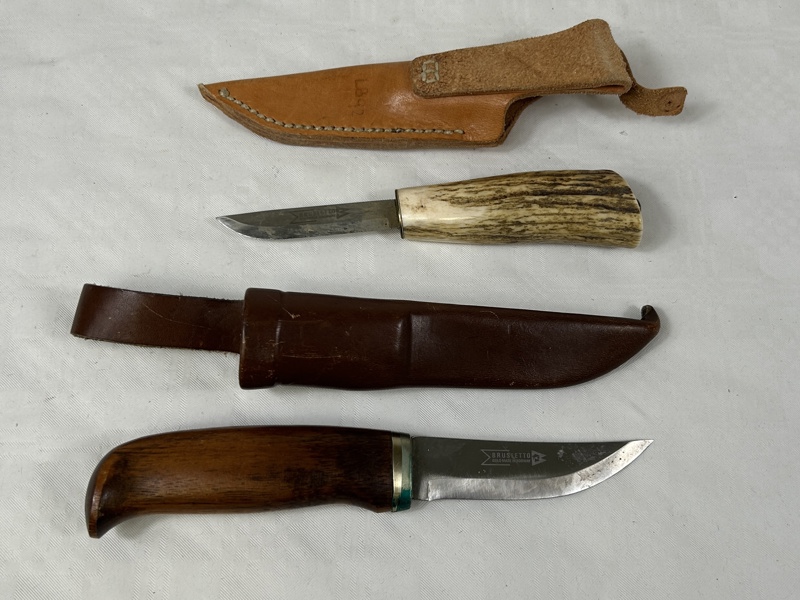 Knivar, 2 st, Brusletto, Norge, 1900-talets andra hälft.