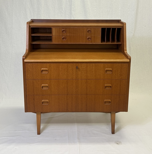 Sekretär, teak, 1960-tal.