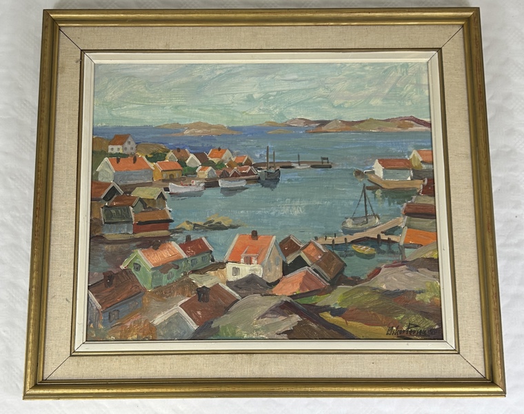 Oskar Persson. Olja på duk, signerad.