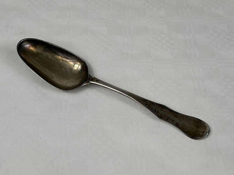 Matsked, Erik Enander, silver, Uppsala, 1782.