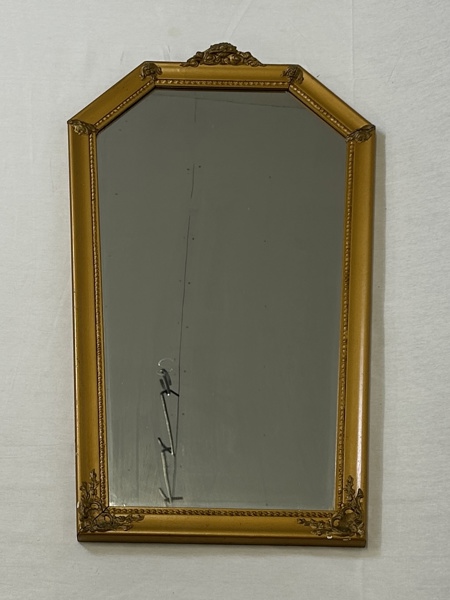 Spegel, guldförgylld, 1900-tal.