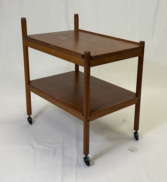 Serveringsvagn, teak, 1960-tal.
