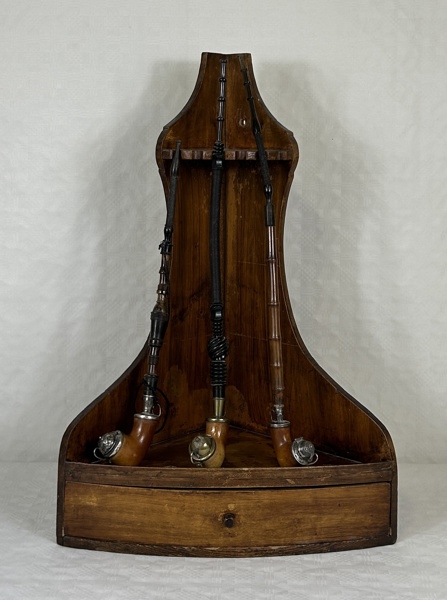Pipställ med pipor, 5 st, 1800-tal.