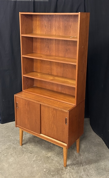 Bokhylla, teak, Åsljunga Möbelfabrik, 1960-tal.