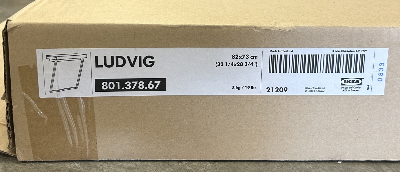 Skrivbord, Ludvig, IKEA.