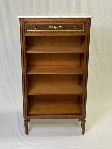 Bokhylla, med stenskiva, Louis XVI-stil, 1900-tal.