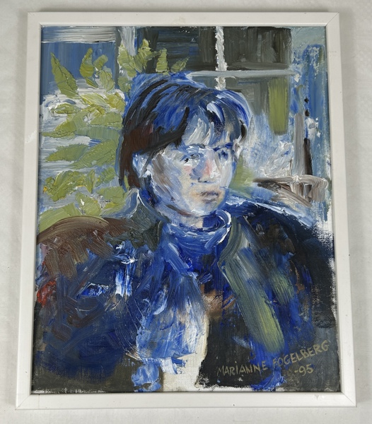 Marianne Fogelberg. Olja på duk, signerad och dater 1995.