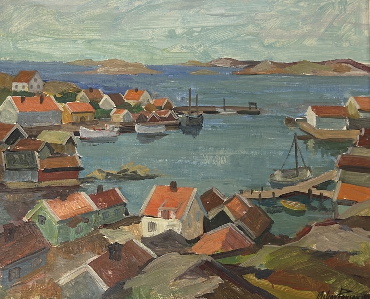 Oskar Persson. Olja på duk, signerad.