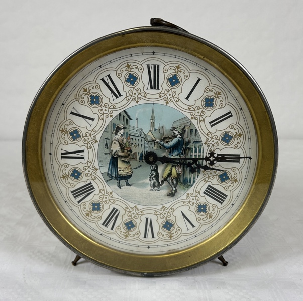 Bordsur 1800/1900 Tal med ringfunktion och rörliga figurer