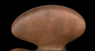 Arne Jacobsen. Fåtölj, "Svanen", Fritz Hansen, Danmark, Cognac Skinn, 1965.