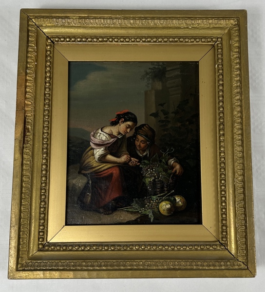 Okänd Konstnär. Olja på duk, 1800-tal.