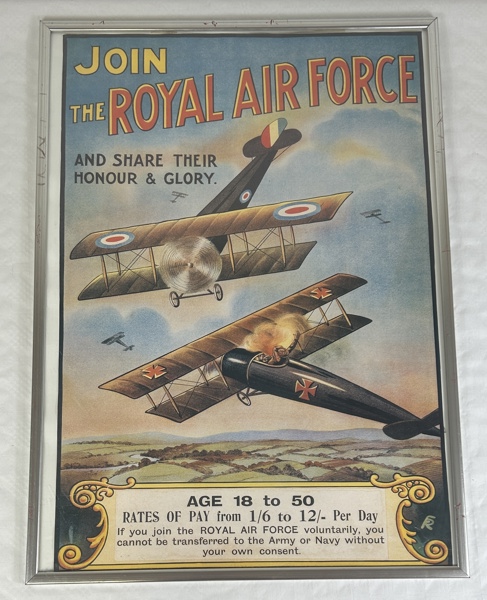 Affisch, "Royal Air Force".