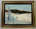 Ferdinand Boberg. Olja på duk, signerad och daterad 1935.
