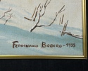 Ferdinand Boberg. Olja på duk, signerad och daterad 1935.