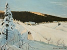 Ferdinand Boberg. Olja på duk, signerad och daterad 1935.