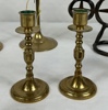 Mässingsföremål bla Ljusstakar