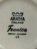 Parti porslin, Arabia, bla Arctica.