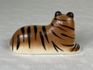 Lisa Larson. Figurin, "Greta", tiger för världsnaturfonden, K-Studion, signerad.