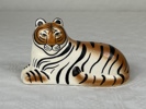 Lisa Larson. Figurin, "Greta", tiger för världsnaturfonden, K-Studion, signerad.