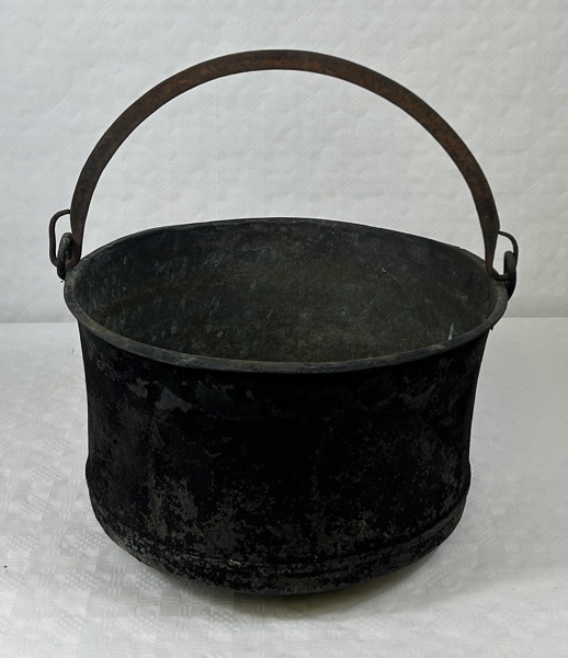 Kopparbalja med handtag, 1800-tal,