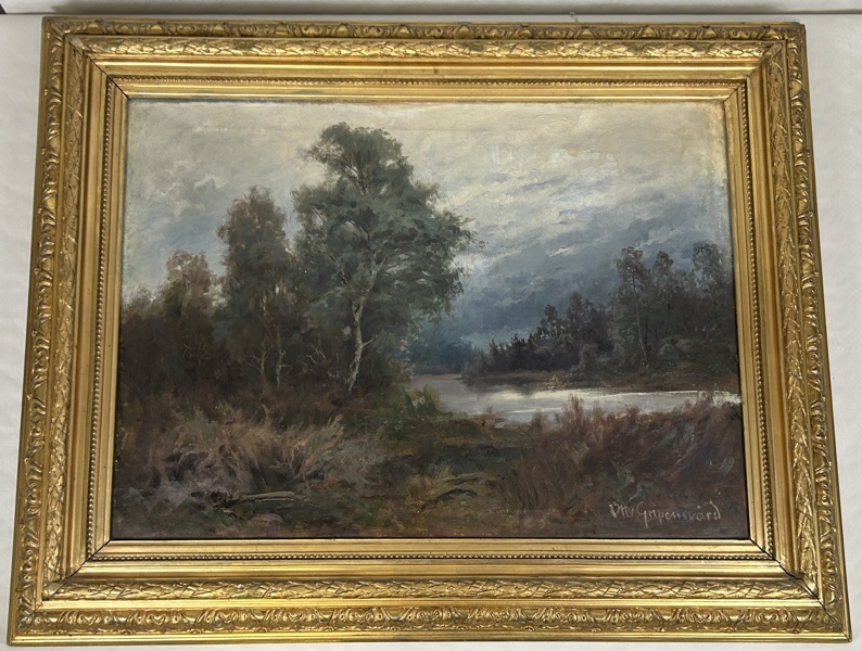 Otto Gripensvärd (Sverige 1847-1933). Olja på duk, signerad.