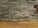 J. H. Parkins. Olja på duk, signerad och daterad 1888.