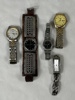 Armbandsur, 5 st, bla Citizen och Seiko.