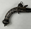 Flintlåspistol, Ottomansk/Turkisk, med silverinläggningar, 17/1800-tal.