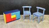 Barnmöbler, 3 delar.
