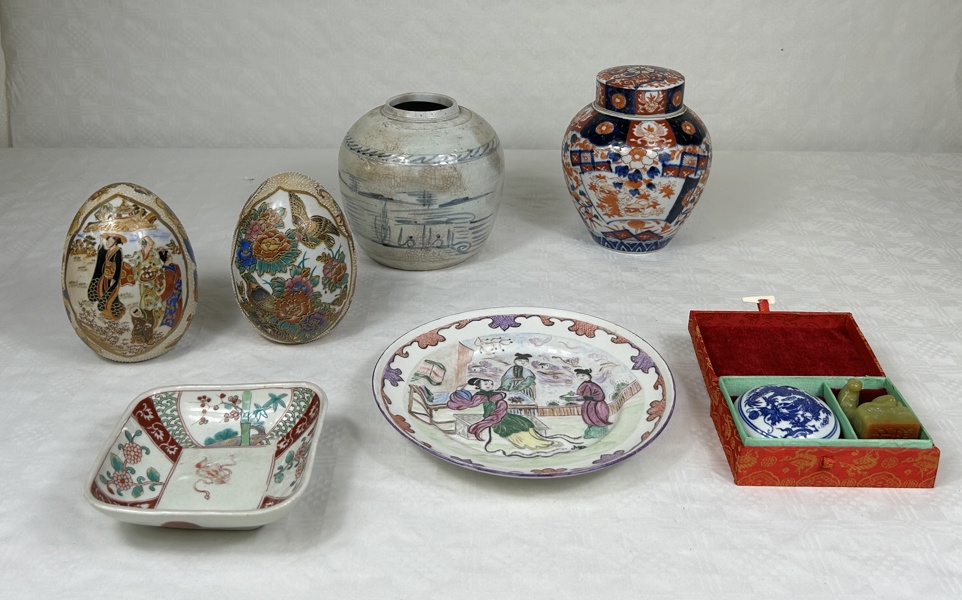Diverse porslin, Kina.