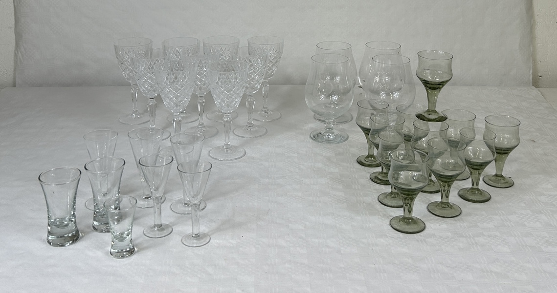 Diverse glas.