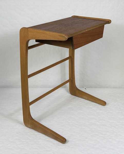 Bord med låda, teak, 1960-tal.