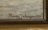 Sven Johnzon. Olja på duk, signerad och daterad.
