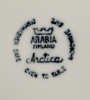 Skålar, 11st, "Arctica", Arabia, Finland.