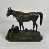 Bronsskulptur, arabisk häst, Ryssland, 1800-talets slut.